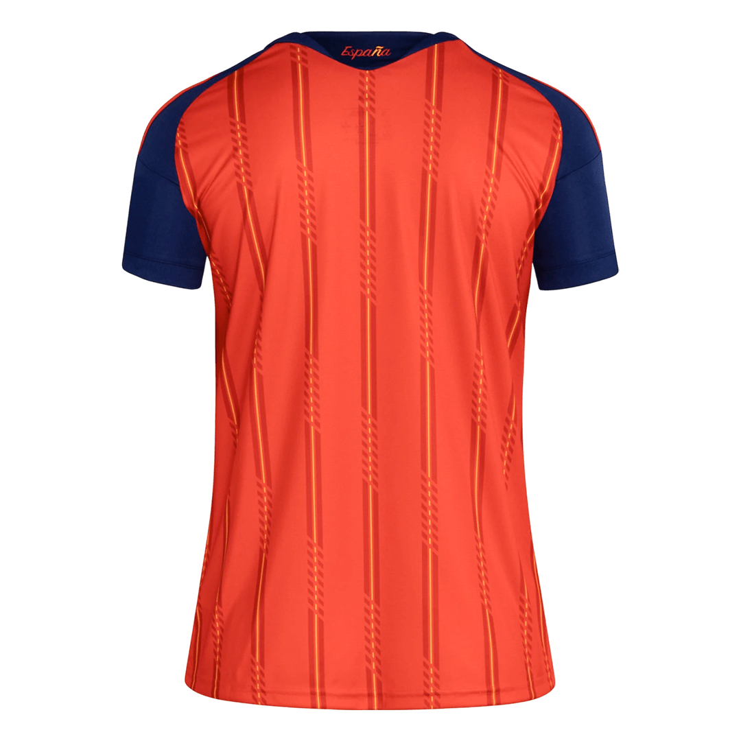 Vrouwen Spanje Thuisshirt - Wereldkampioenschap 2026 Rood