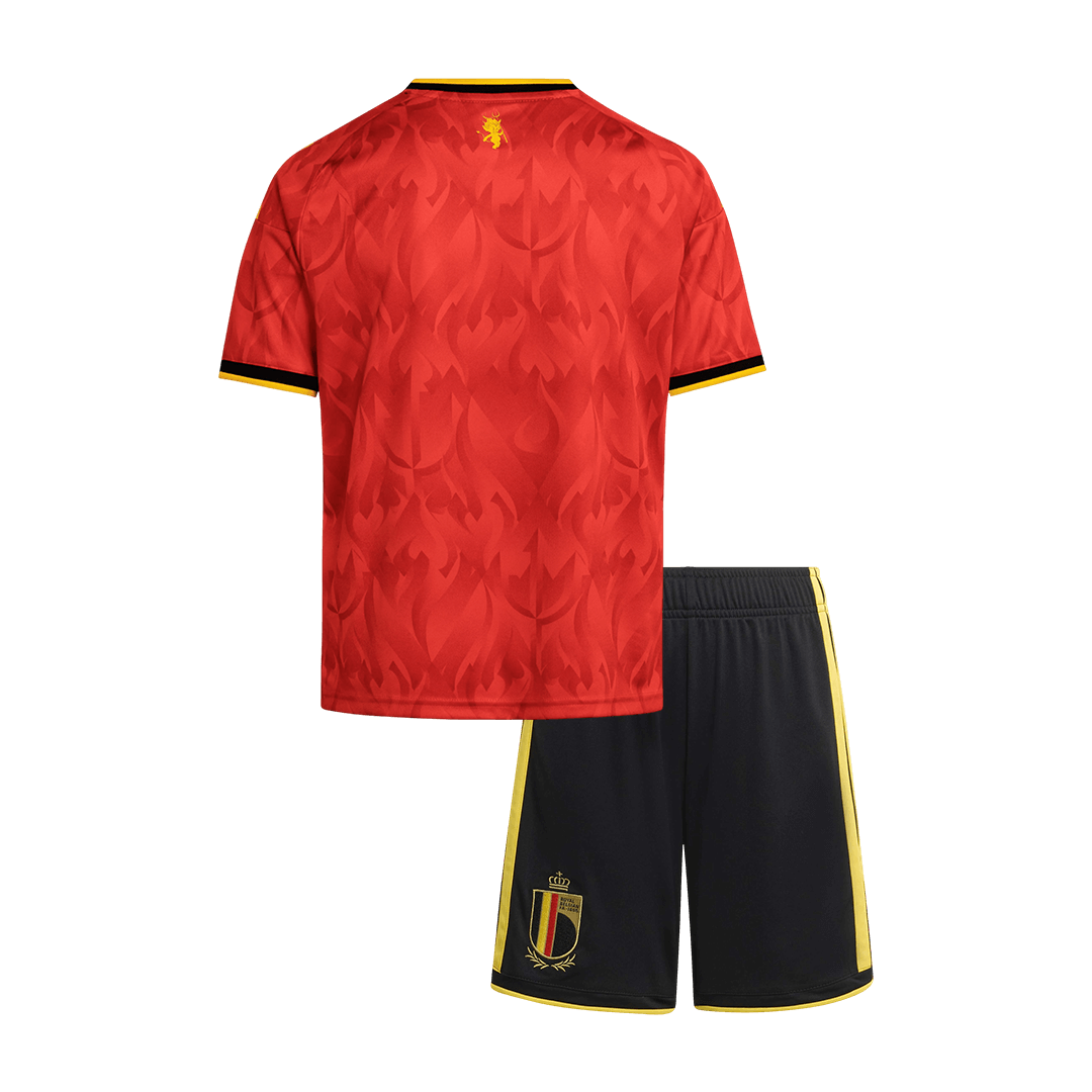 België Thuistenue Kit - Wereldkampioenschap 2026 Kinder Rood