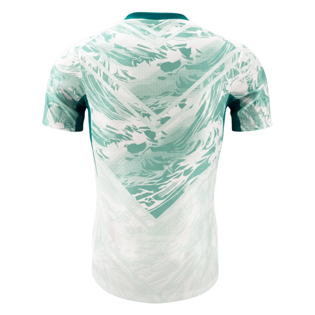 Portugal Uit Shirt WK 2026 Wit&Groen Speler Grote Maat