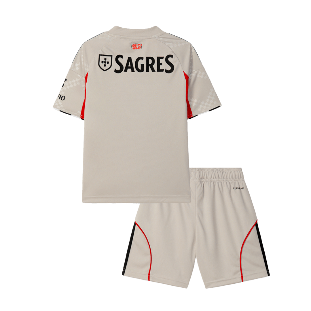 Lissabon Uit Tenue Kit 2025/26 Kinderen Beige