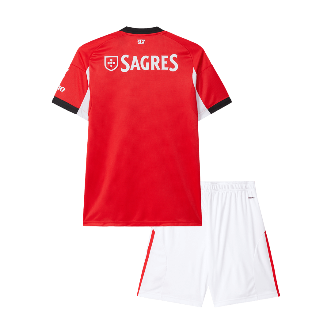 Lissabon Thuistenue Kit 2025/26 Kind Rood