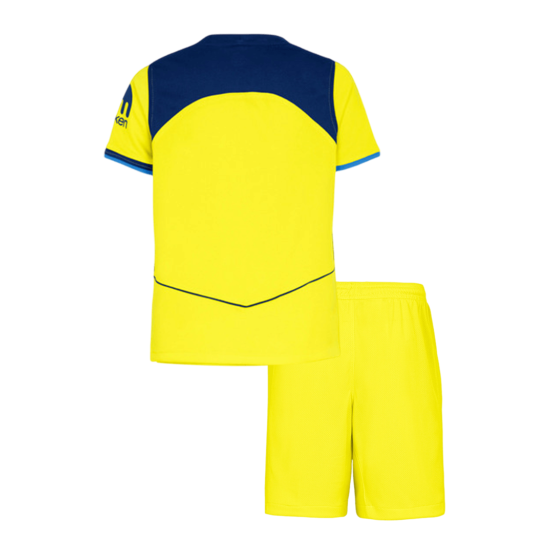 Tottenham Hotspur Tenue Thuisshirt 2025/26 Kids Geel