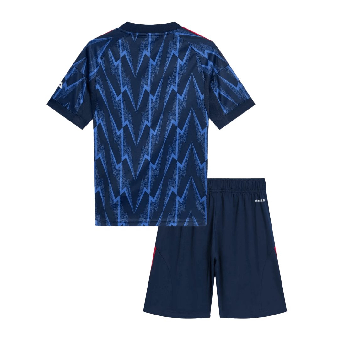 Arsenal Uit Thuistenue 2025/26 Kinderen Blauw