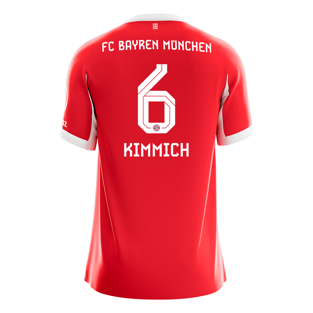 KIMMICH #6 München Thuisshirt 2025/26 Rood - Super
