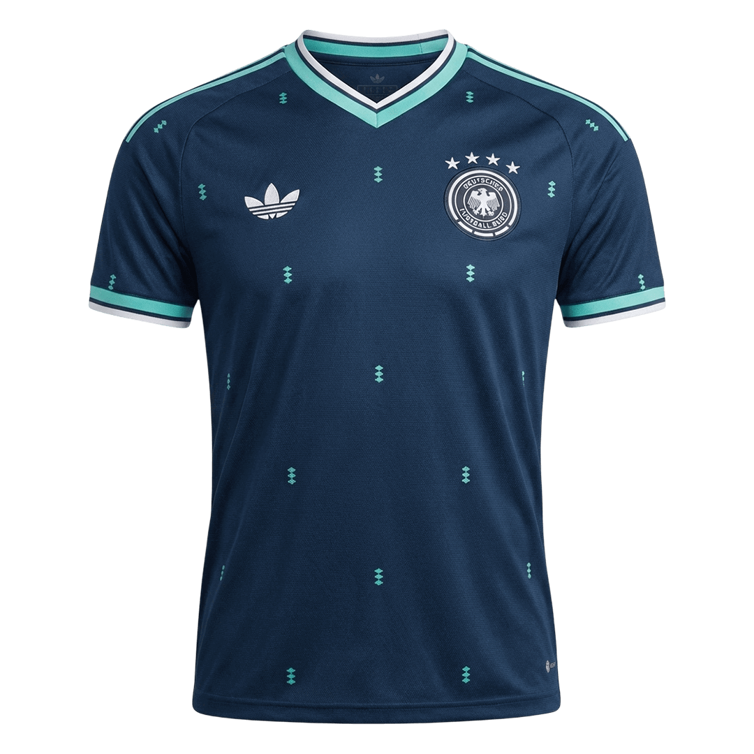 Duitsland Uitshirt - Wereldkampioenschap 2026 Marineblauw Speler