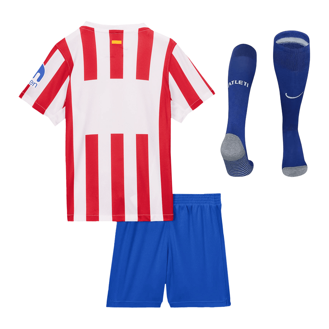 Atlético Thuisshirt Tenue 2025/26 Junior Rood&Wit