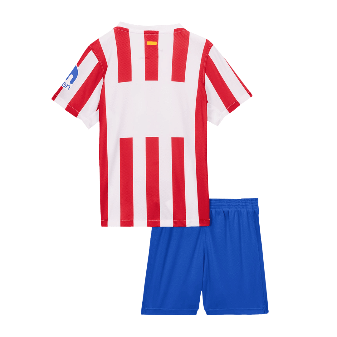 Atlético Thuisshirt Tenue 2025/26 Junior Rood&Wit