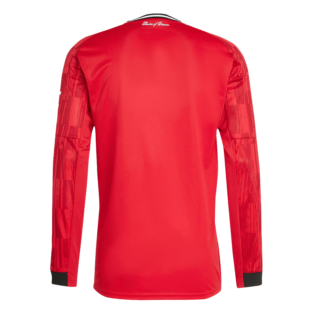 Manchester United Thuis Shirt Lange Mouwen 2025/26 Grote Maten
