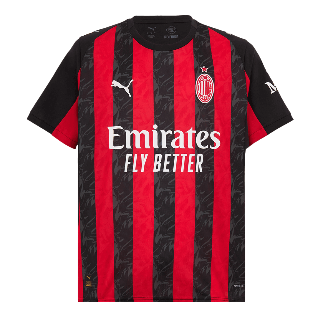 RAFA LEÃO #10 AC Milan Thuisshirt 2025/26 Grote Maat