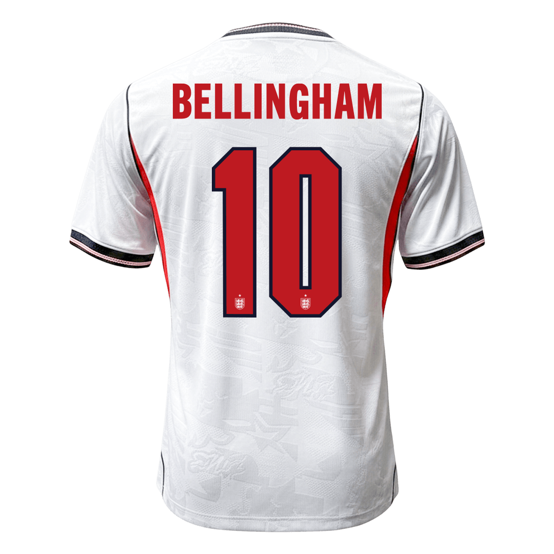 BELLINGHAM #10 Engeland Thuisshirt - Wereldkampioenschap 2026 Wit Speler