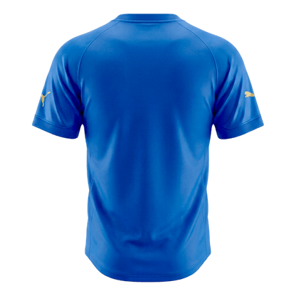 Retro Italië Thuisshirt 2004 Blauw