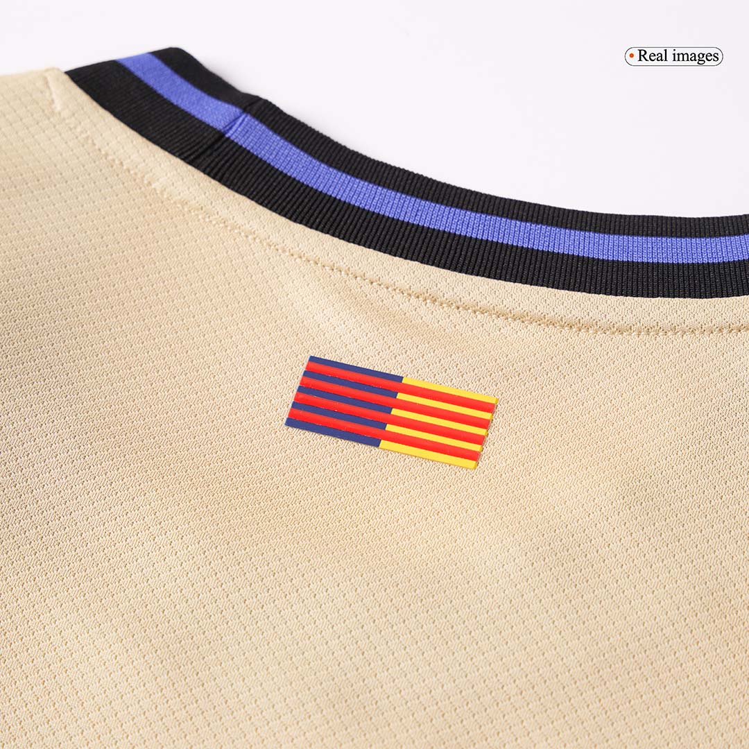 LEWANDOWSKI #9 Barcelone Extérieur Maillot 2025/26 Jaune - UCL