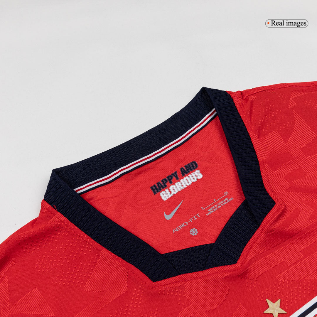 RICE #4 Engeland Uitshirt - Wereldkampioenschap 2026 Rood Speler
