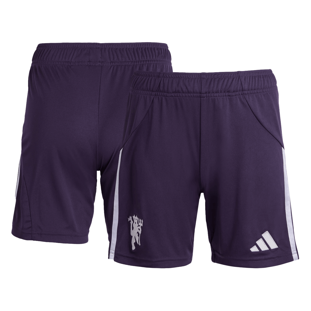 Manchester United Uitshort 2025/26 Paars
