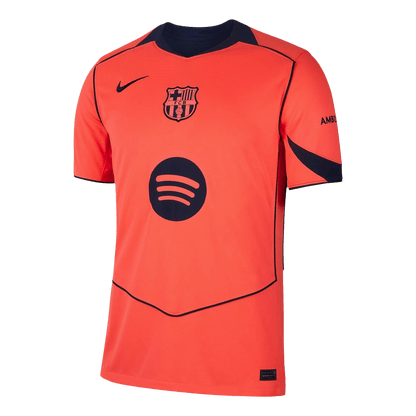 LAMINE YAMAL #10 Barcelone Third Maillot 2025/26 Orange - UCL