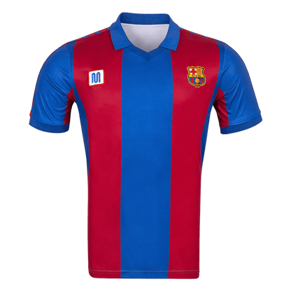 Retro Barcelona Thuis Shirt 1980/82 Blauw&Granaat