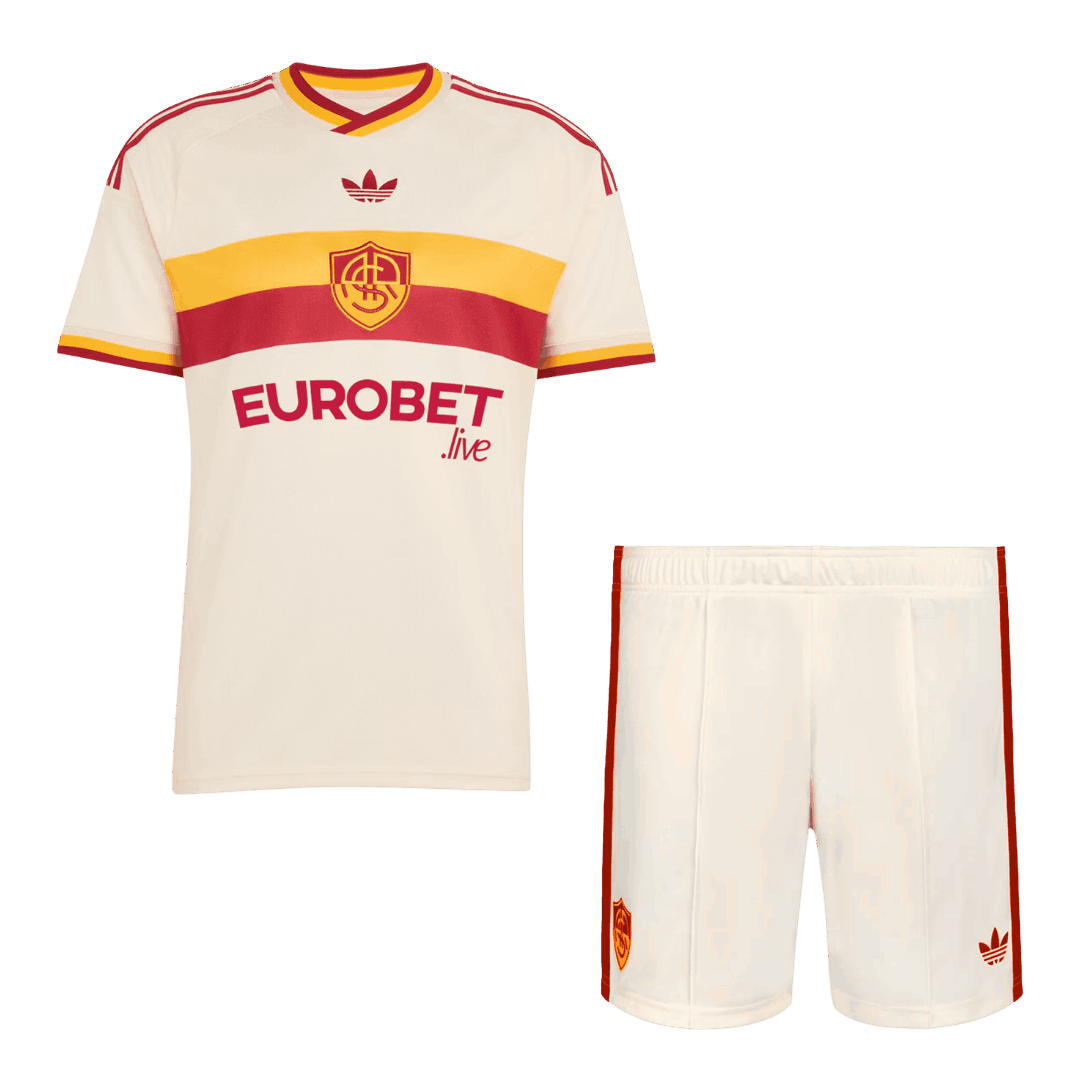 Roma Extérieur Maillot Kit 2026/27 Blanc