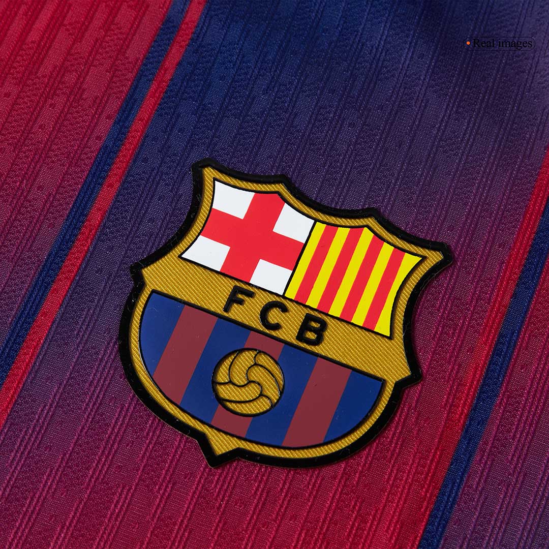 F.DE JONG #21 Barcelona Thuis Shirt 2025/26 Authentic - UCL