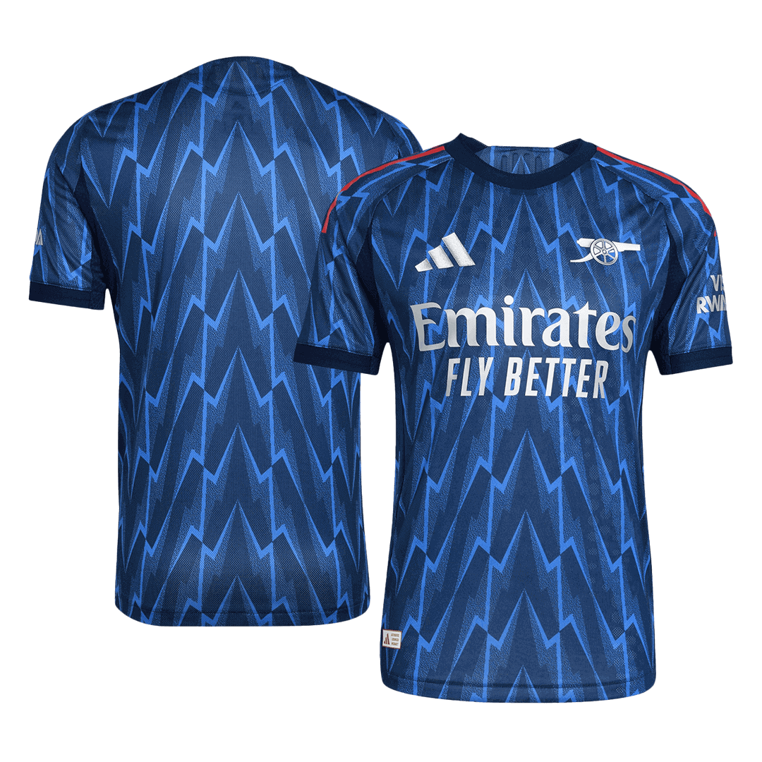 Arsenal Uit Thuisshirt 2025/26 Blauw Authentiek