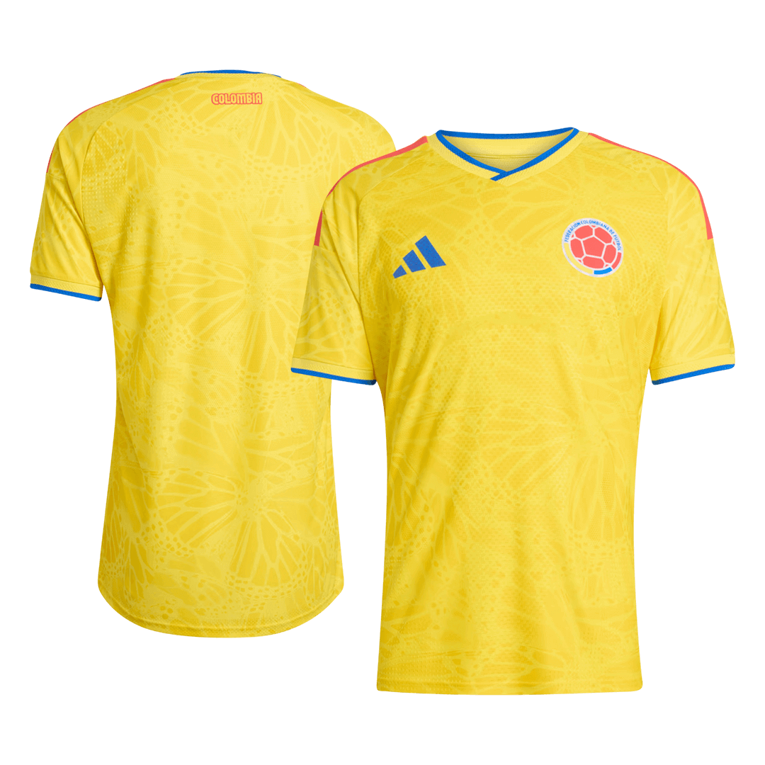 Colombia Thuisshirt Wereldkampioenschap 2026 Geel Speler