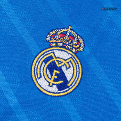 Real Madrid Derde Shirt Kit 2025/26 Kinder Blauw