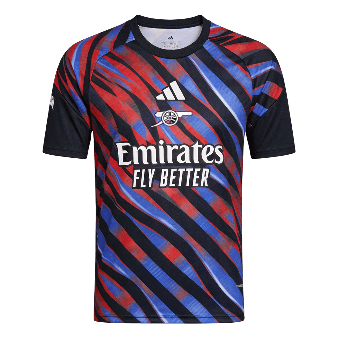 Arsenal Pre-Match Maillot 2025/26 Blue&Red Grande Taille