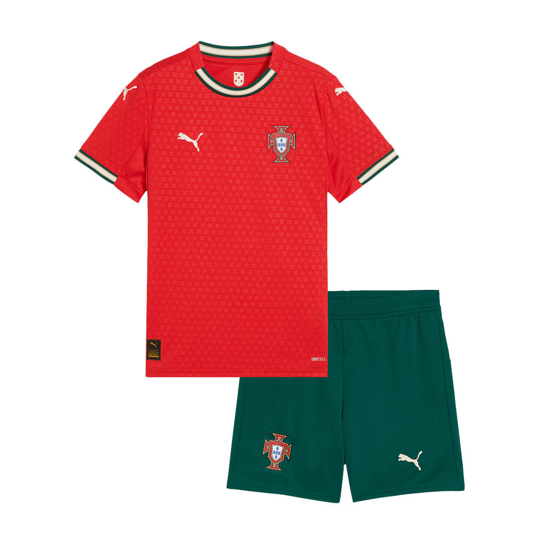 Portugal Thuisshirt Kit 2025 Junior