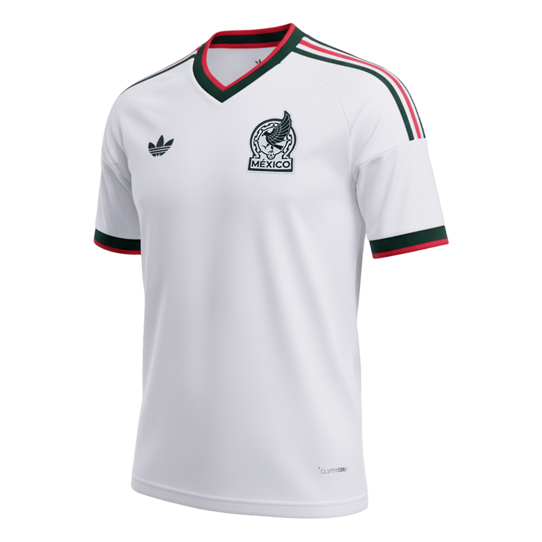 Mexique Extérieur Maillot Coupe du Monde 2026 Blanc Grande Taille