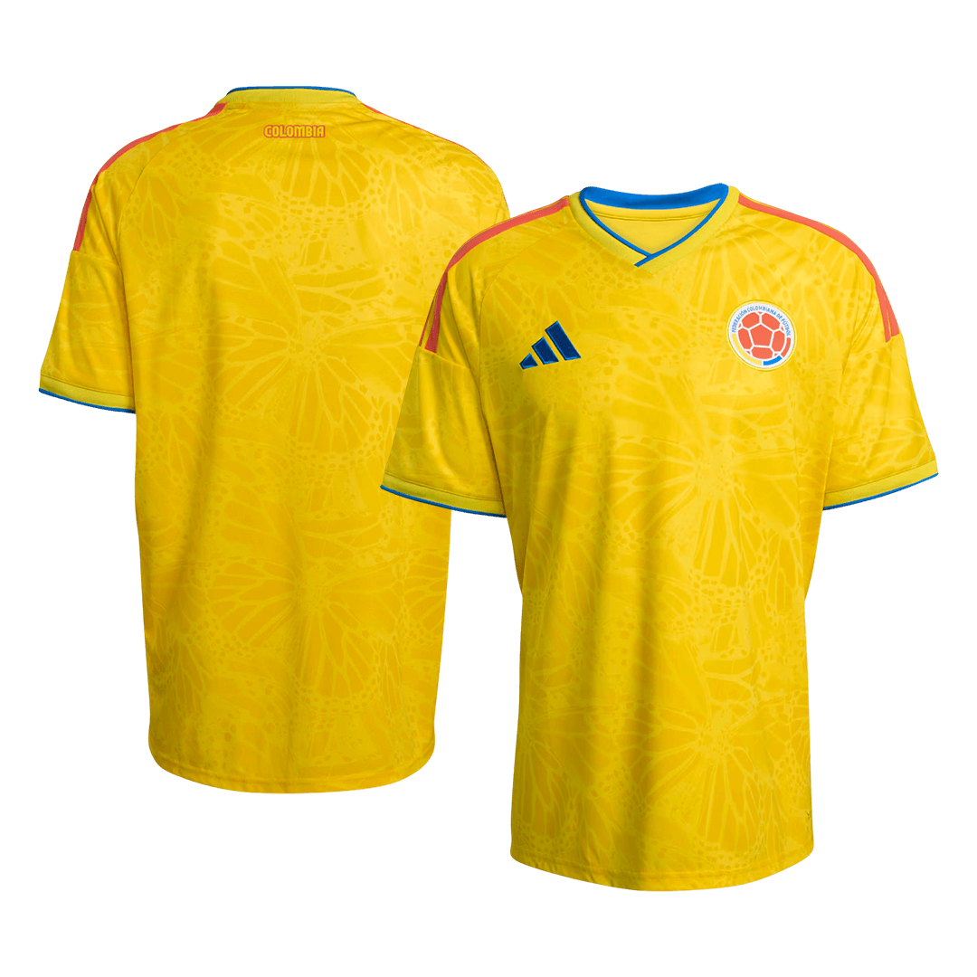 Colombia Thuisshirt WK 2026 Geel Grote Maten