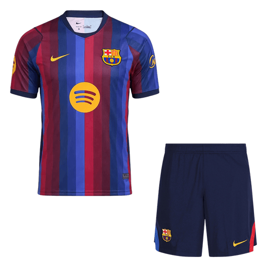 Barcelone Domicile Maillot Kit 2026/27 Rouge&Bleu - Super