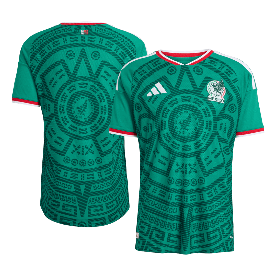 Vente Flash Mexique Domicile Maillot Coupe du Monde 2026 Vert Joueur