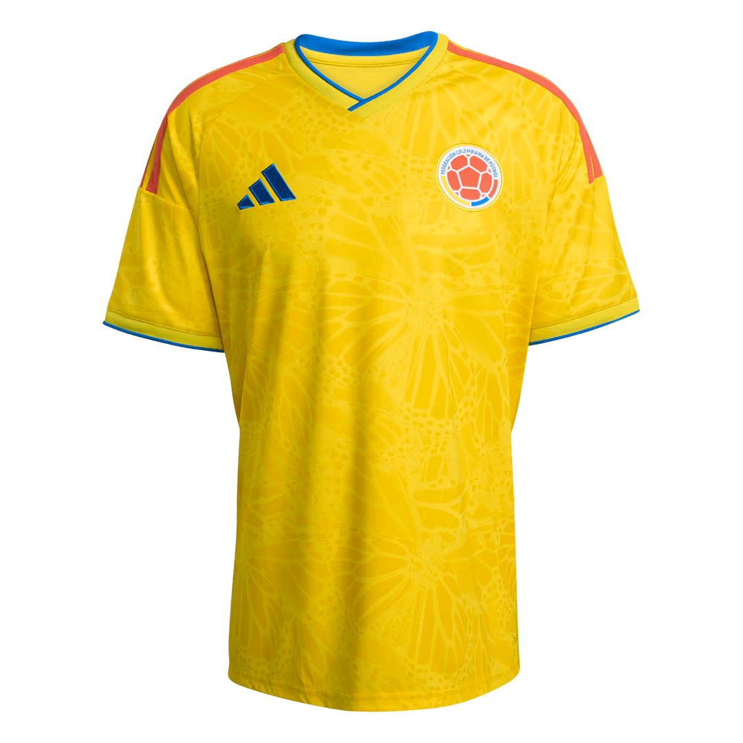 Colombia Thuisshirt WK 2026 Geel Grote Maten
