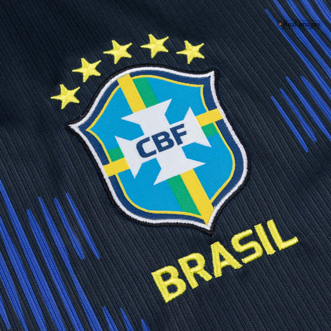 NEYMAR JR. #10 Brésil Extérieur Maillot - Coupe du Monde 2026 Bleu marine
