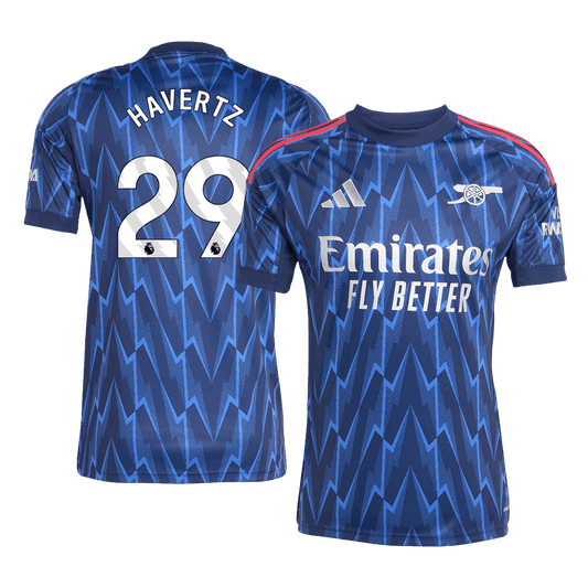 HAVERTZ #29 Arsenal Uitshirt 2025/26 Blauw