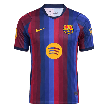 LAMINE YAMAL #10 Barcelone Domicile Maillot 2026/27 Rouge&Bleu Joueur - UCL