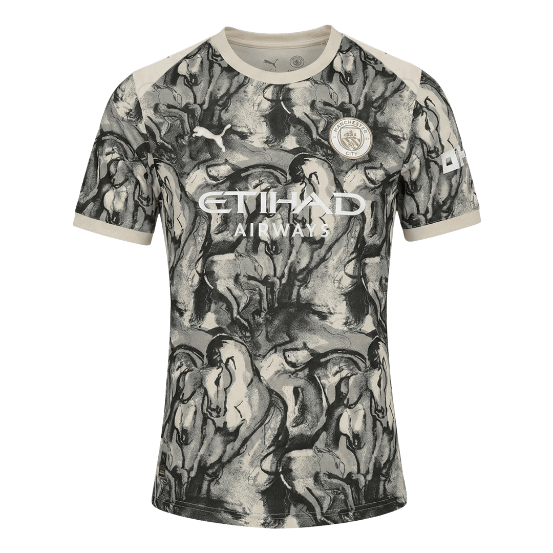 Manchester City Thuisshirt 2025/26 Zwart & Wit