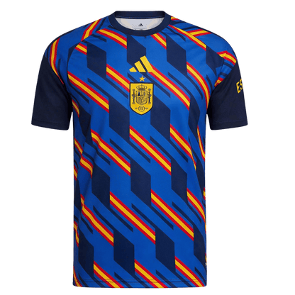 Spanje Pre-Match Shirt - Wereldkampioenschap 2026 Donkerblauw