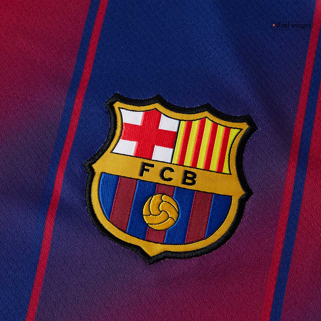 ROONY #19 Barcelone Domicile Maillot 2025/26 Rouge et Bleu - Super