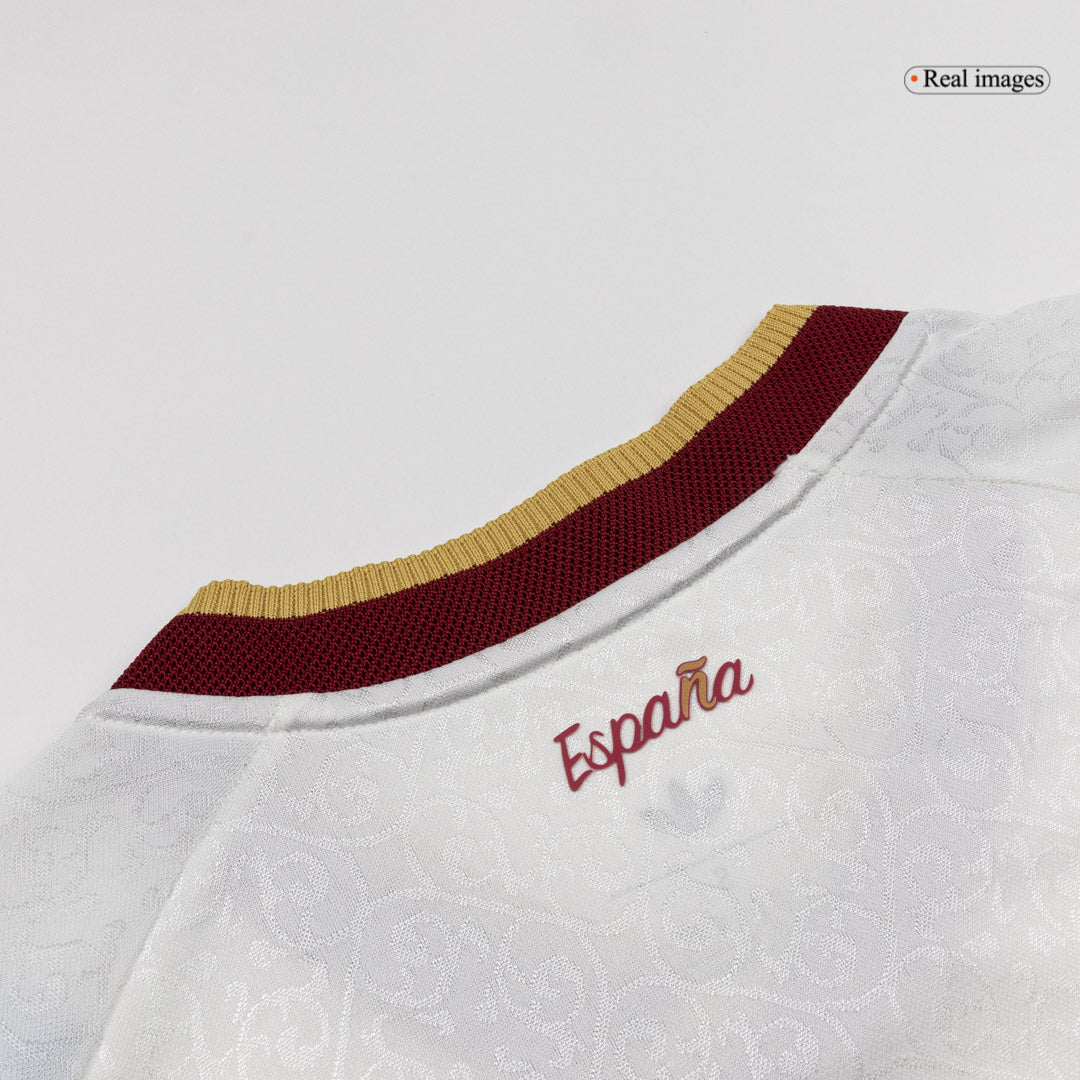 OLMO #10 Espagne Extérieur Maillot - Coupe du Monde 2026 Blanc Joueur