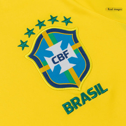 Brésil Domicile Maillot Kit - Coupe du Monde 2026 Jaune