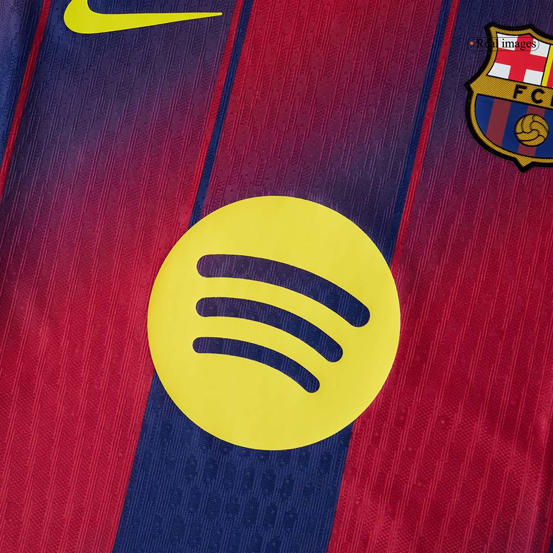 ROONY #28 Barcelona Thuisshirt 2025/26 Rood en Blauw Speler