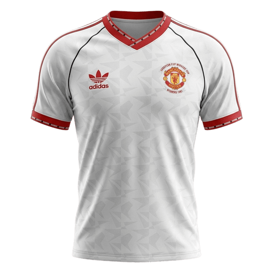 Retro Manchester United Uitshirt 1991 Wit