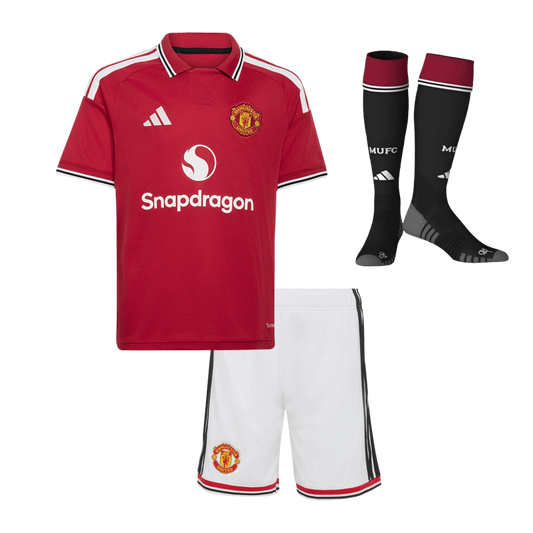 Manchester United Domicile Maillot Kit 2026/27 Enfant Rouge - Super