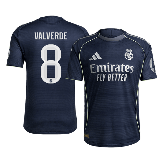 VALVERDE #8 Real Madrid Uitshirt 2025/26 Authentiek