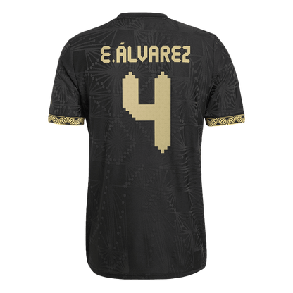 E.ÁLVAREZ #4 Mexico Derde Shirt 2025 Authentiek - Gold Cup
