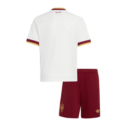 Vente Flash Espagne Extérieur Maillot Kit 2026 Enfant Blanc