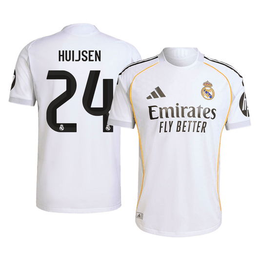 HUIJSEN #24 Real Madrid Thuisshirt 2025/26 Authentiek