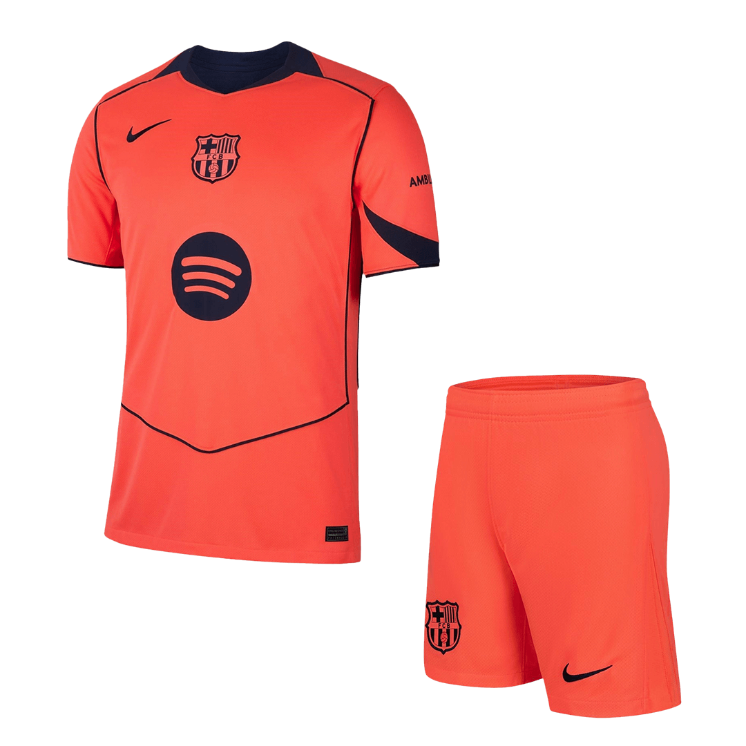 Barcelona Derde Shirt Tenue 2025/26 Oranje