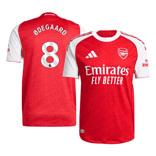 ØDEGAARD #8 Arsenal Thuisshirt 2025/26 Authentiek