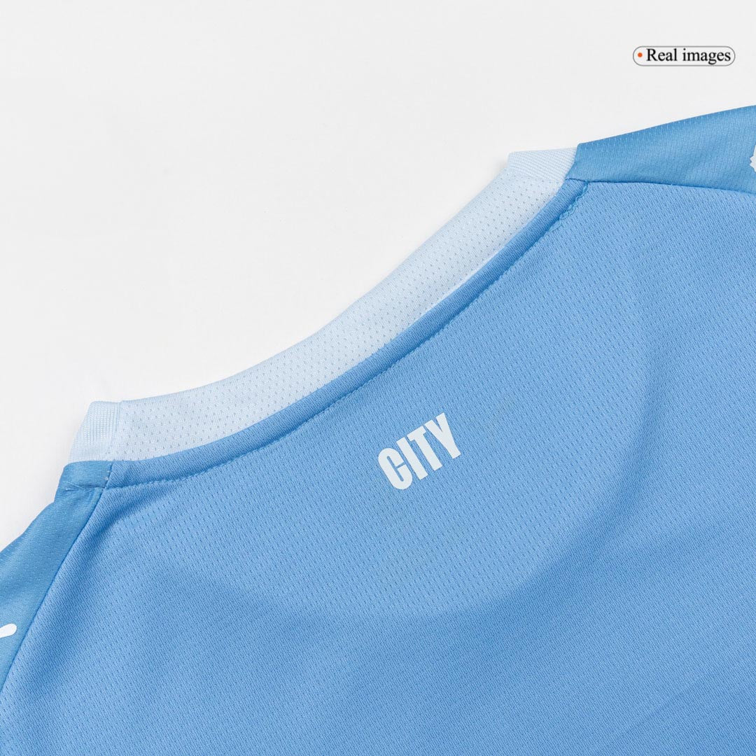 DOKU #11 Manchester City Domicile Maillot 2026/27 Bleu - UCL